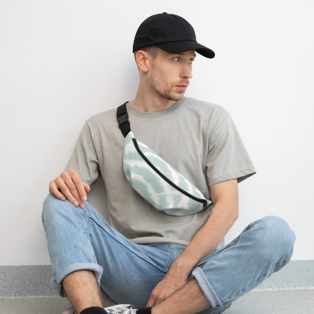 Green Tie-Dye Fanny Pack - Image 2