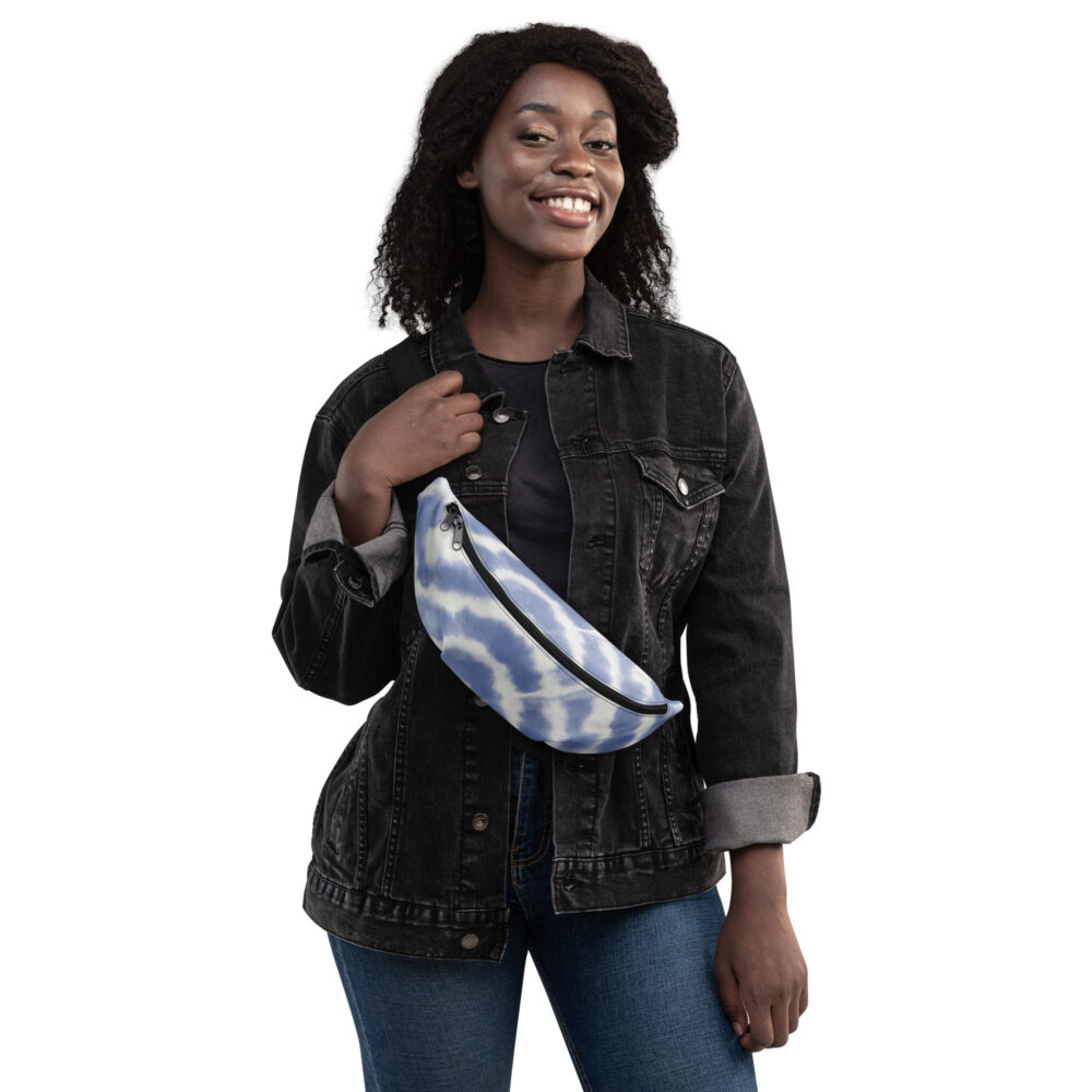 Purple Tie-Dye Fanny Pack - Image 3